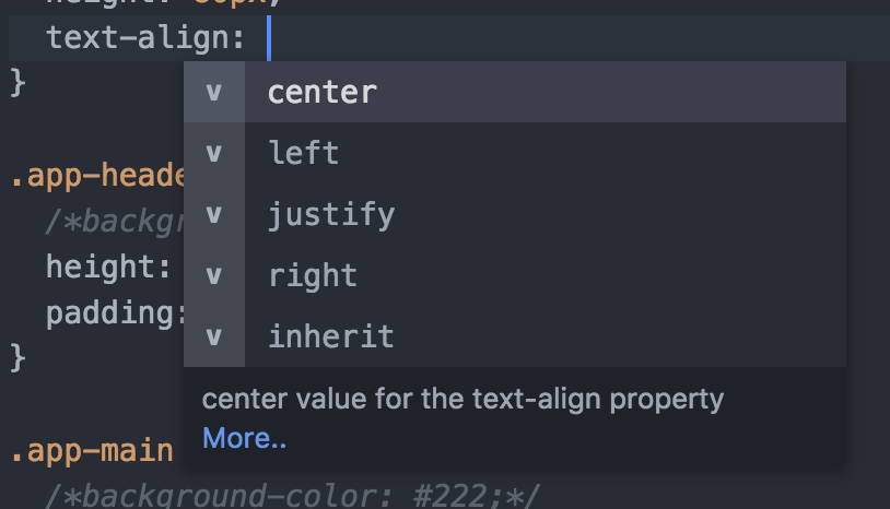 IDE auto complete